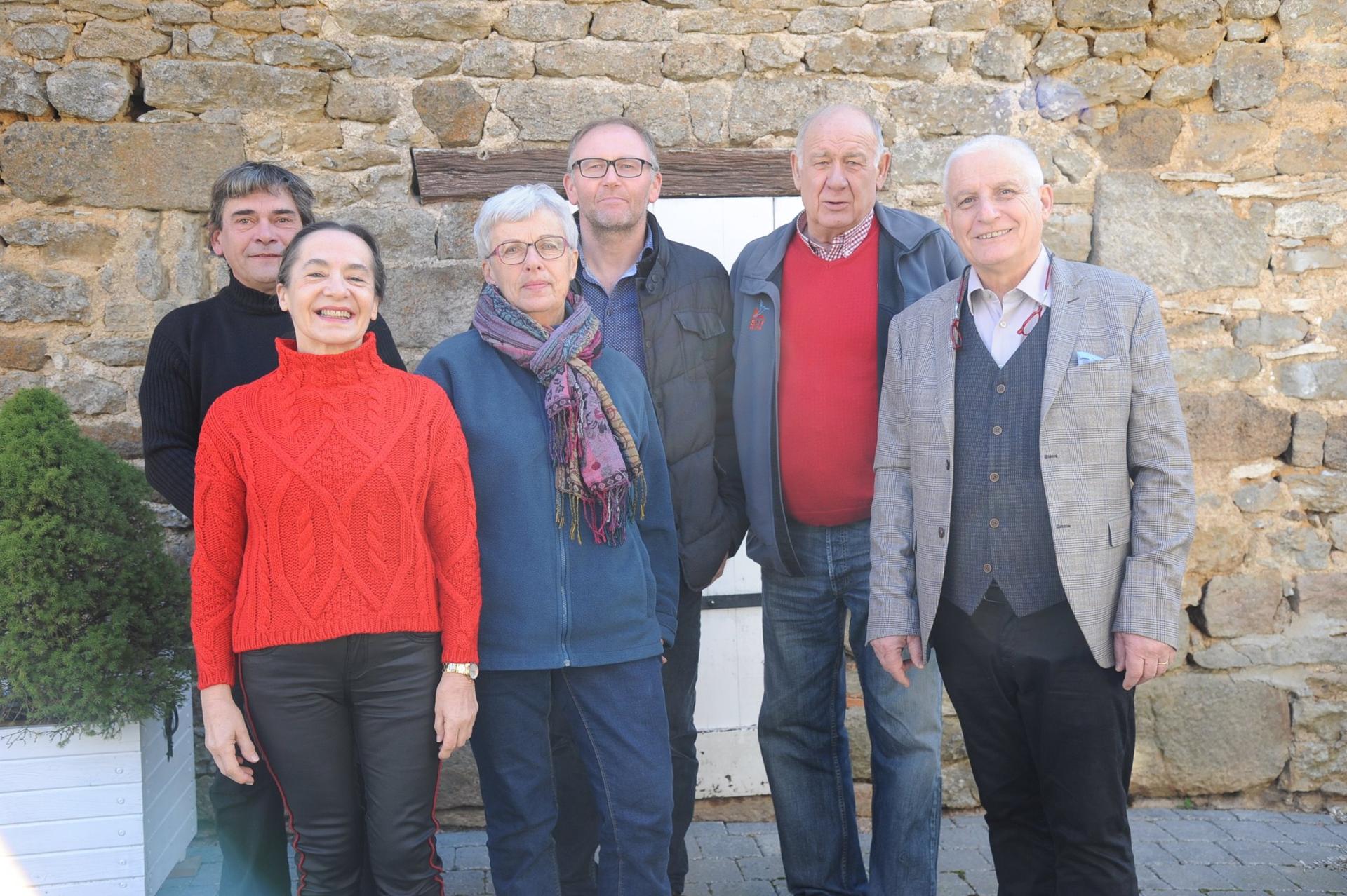 photo de groupe des élus pour la Commune de Saint Huruge